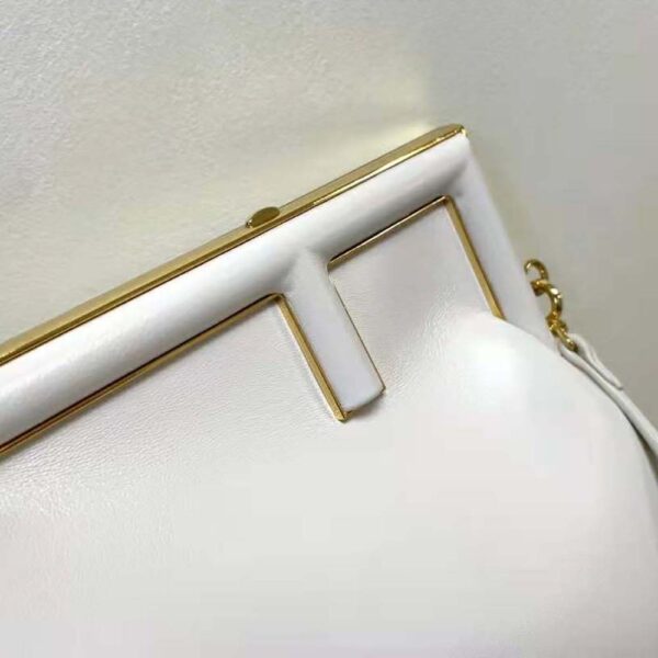 Fendi Women First Small White Leather Bag (3)