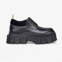 Fendi Women Force Black Leather Lace-ups