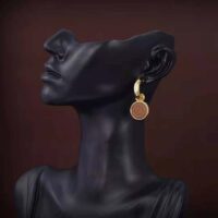 Fendi Women Karligraphy Earrings Gold-Colored (1)