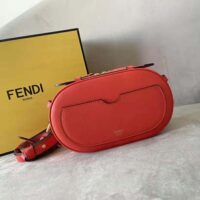 Fendi Women Mini Camera Case Red Leather and Suede Mini-Bag (1)