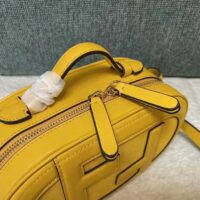 Fendi Women Mini Camera Case Yellow Leather and Suede Mini-Bag (1)