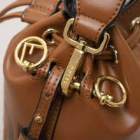 Fendi Women Mon Tresor Leather Mini Bag-brown (1)