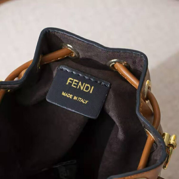 Fendi Women Mon Tresor Leather Mini Bag-brown (9)
