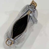 Fendi Women Nano Fendigraphy Silver Leather Charm (1)