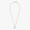 Fendi Women O Lock Necklace Gold-Colored