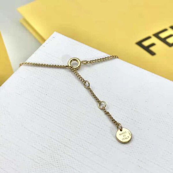 Fendi Women O Lock Necklace Gold-Colored (8)