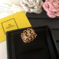 Fendi Women O’Lock Ring Gold-colored Ring (1)