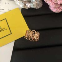 Fendi Women O’Lock Ring Gold-colored Ring (1)