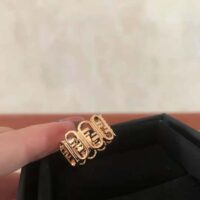 Fendi Women O’Lock Ring Gold-colored Ring (1)