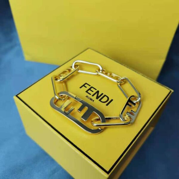 Fendi Women Olock Bracelet Gold-Colored (5)