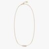 Fendi Women Signature Gold-colored Nnecklace Clip Closure