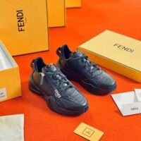 Fendi Women Sneakers Black Caiman Low-Tops (1)