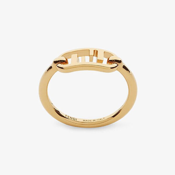 Fendi Women Thin Ring with Fendi O’Lock Motif (1)