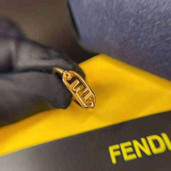 Fendi Women Thin Ring with Fendi O’Lock Motif (5)