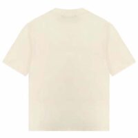 Gucci GG Men Cotton Jersey T-Shirt Beige Gucci Mirror Print Crewneck Oversize Fit (9)