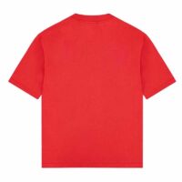 Gucci GG Men Cotton Jersey T-Shirt Red Gucci Mirror Print Crewneck Oversize Fit (9)
