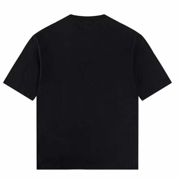 Gucci GG Women Cotton Jersey T-Shirt Black Gucci Mirror Print Crewneck Oversize Fit (11)