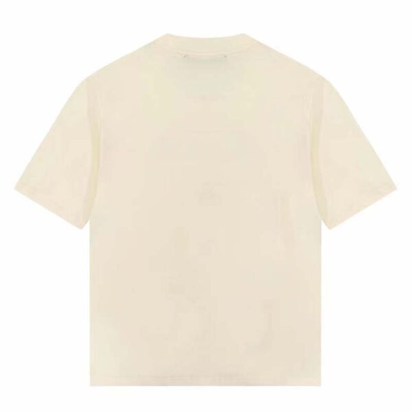 Gucci GG Women Cotton T-Shirt White Cotton Jersey Crewneck Oversize (10)