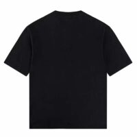 Gucci GG Women Gucci 100 Cotton T-Shirt Black Cotton Jersey Crewneck Oversize Fit (5)