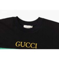 Gucci GG Women Gucci Boutique Print Oversize T-Shirt Cotton Jersey Crewneck (7)