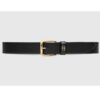 Gucci Unisex GG Belt with Square Buckle and Interlocking G 3.6 cm Width