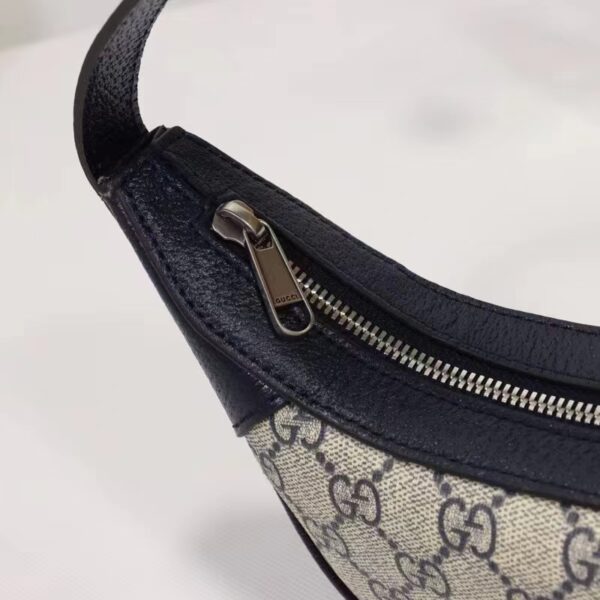 Gucci Unisex Ophidia GG Mini Bag Blue Beige GG Supreme Canvas (4)