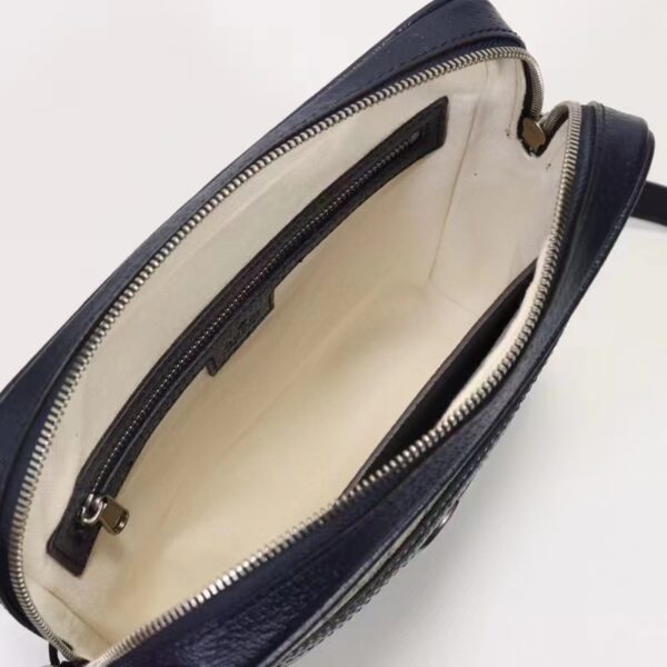 Gucci Unisex Ophidia GG Small Messenger Bag Beige Blue Supreme Canvas (9)