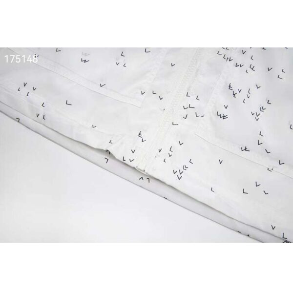 Louis Vuitton LV Men Damier Spread Windbreaker Polyester Optical White Regular Fit (12)