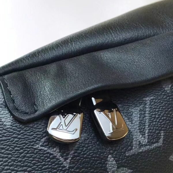 Louis Vuitton LV Men Discovery Bumbag PM Grey Monogram Eclipse Canvas (1)