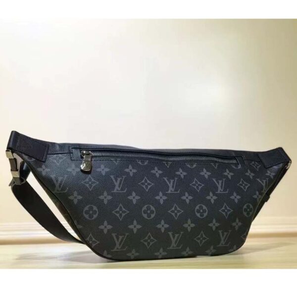 Louis Vuitton LV Men Discovery Bumbag PM Grey Monogram Eclipse Canvas (10)