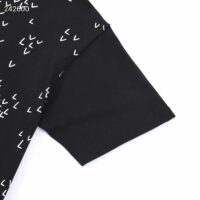 Louis Vuitton LV Men Spread Embroidered T-Shirt Cotton Black Regular Fit (1)