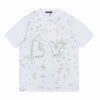 Louis Vuitton LV Men Spread Embroidered T-Shirt Cotton White Regular Fit