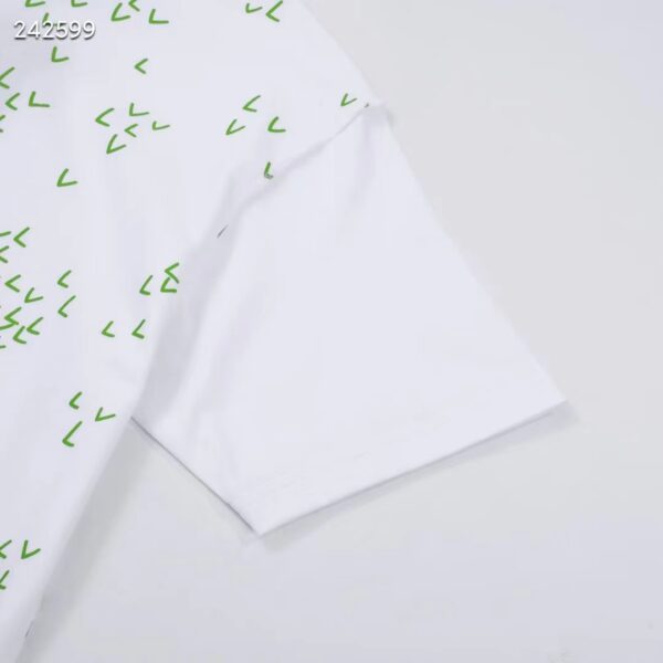 Louis Vuitton LV Men Spread Embroidered T-Shirt Cotton White Regular Fit (5)