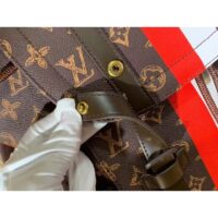 Louis Vuitton LV Unisex Christopher MM Backpack Monogram Canvas Cowhide Leather (9)