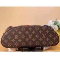 Louis Vuitton LV Unisex Christopher MM Backpack Monogram Canvas Cowhide Leather (9)