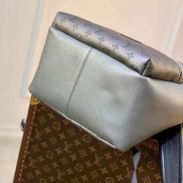 Louis Vuitton LV Unisex Discovery Backpack PM Gunmetal Gray Monogram Coated Canvas (10)