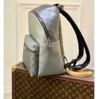Louis Vuitton LV Unisex Discovery Backpack PM Gunmetal Gray Monogram Coated Canvas (9)