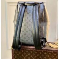 Louis Vuitton LV Unisex Discovery Backpack PM Gunmetal Gray Monogram Coated Canvas (9)