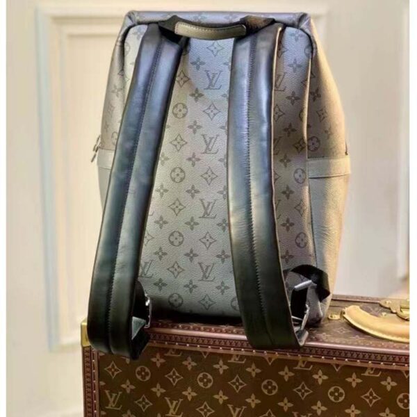 Louis Vuitton LV Unisex Discovery Backpack PM Gunmetal Gray Monogram Coated Canvas (4)
