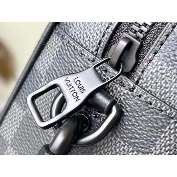 Louis Vuitton LV Unisex Mini Soft Trunk Damier Graphite Coated Canvas (8)