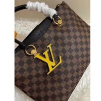 Louis Vuitton LV Unisex Riverside Tote Black Brown Damier Ebene Coated Canvas (1)