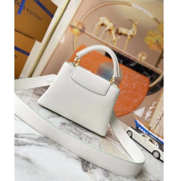 Louis Vuitton LV Women Capucines BB Jade White Taurillon Cowhide Leather (1)