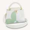 Louis Vuitton LV Women Capucines BB Jade White Taurillon Cowhide Leather