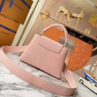 Louis Vuitton LV Women Capucines BB Pink Crème Taurillon Cowhide Leather (4)