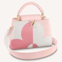 Louis Vuitton LV Women Capucines BB Pink Crème Taurillon Cowhide Leather (4)