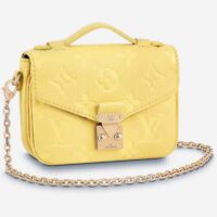 Louis Vuitton LV Women Micro Métis Yellow Monogram Empreinte Embossed Supple Grained Cowhide (3)