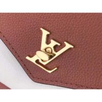 Louis Vuitton LV Women Mylockme Chain Pochette Châtaigne Brown Calf Leather (8)