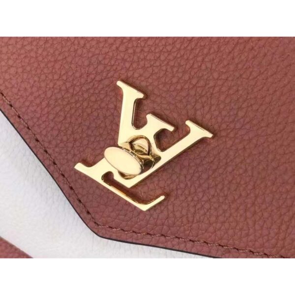 Louis Vuitton LV Women Mylockme Chain Pochette Châtaigne Brown Calf Leather (2)