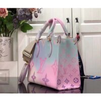 Louis Vuitton LV Women Onthego PM Tote Sunrise Pastel Monogram Coated Canvas (9)