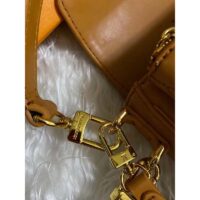 Louis Vuitton LV Women Swing Brown Calfskin Leather Monogram Canvas S Lock (3)